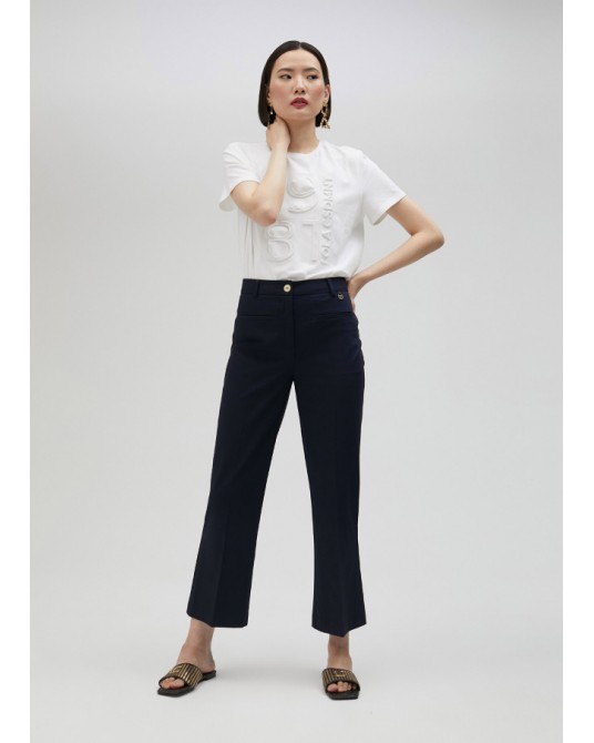 PANTALÒN BÀSICO AZUL MARINO DE LOLA CASADEMUNT