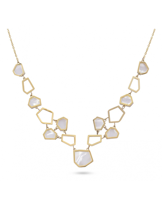 COLLAR CORTO PIEDRAS BLANCAS DE ANARTXY