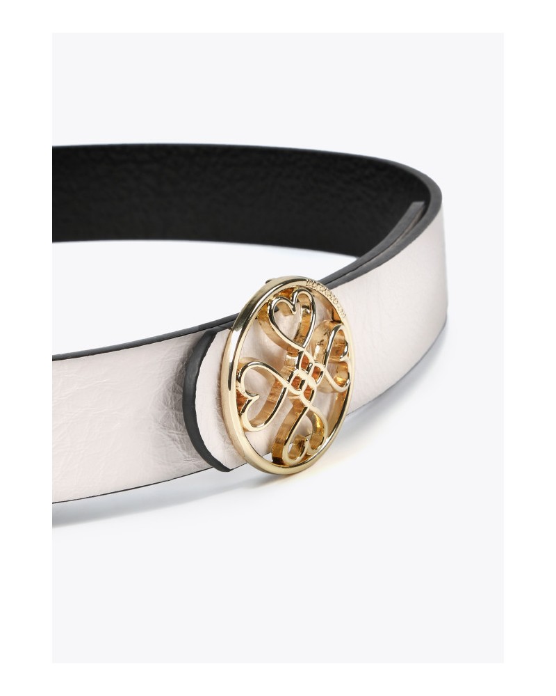 CINTURÒN REVERSIBLE BLANCO NEGRO DE LOLA CASADEMUNT