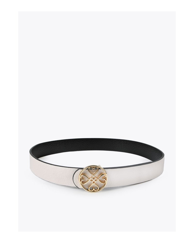 CINTURÒN REVERSIBLE BLANCO NEGRO DE LOLA CASADEMUNT