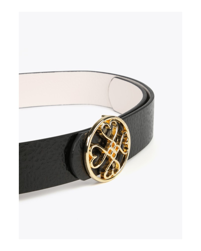 CINTURÒN REVERSIBLE BLANCO NEGRO DE LOLA CASADEMUNT