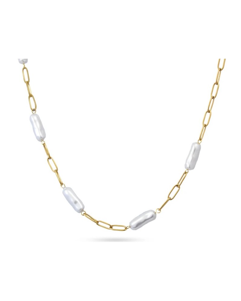 COLLAR PERLAS DE ACERO DE ANARXY