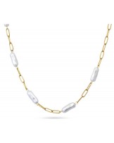 COLLAR PERLAS DE ACERO DE ANARXY