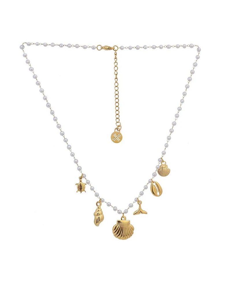 COLLAR PERLAS CHARMS MARINEROS DE ANARTXY