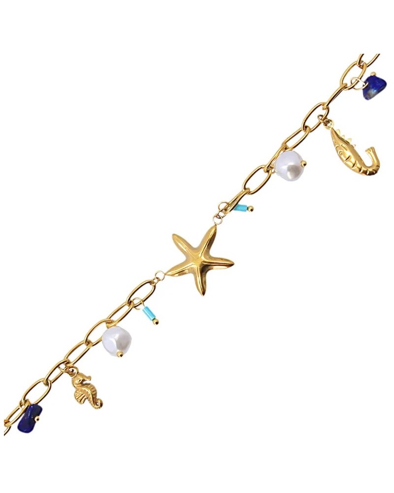 TOBILLERA CON CHARMS ACERO DE ANARTXY
