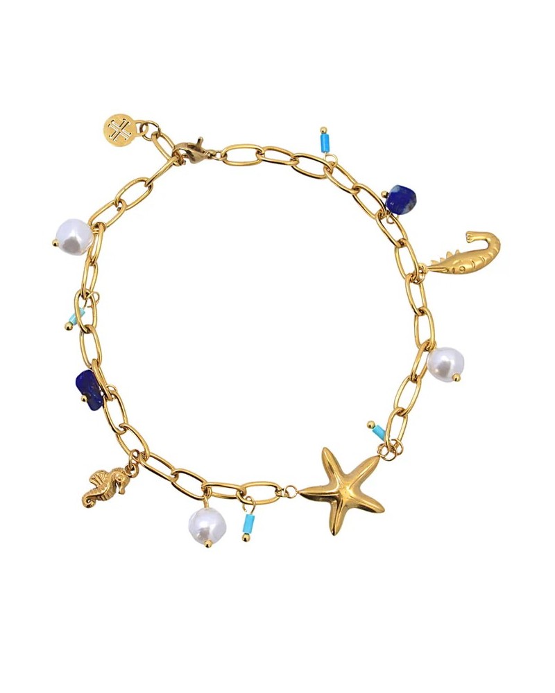 TOBILLERA CON CHARMS ACERO DE ANARTXY