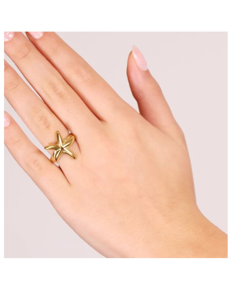 ANILLO ESTRELLA ACERO DE ANARTXY