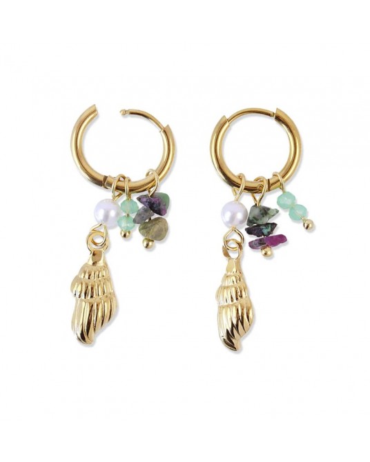 PENDIENTES CON CHARMS MARINOS DE ANARTXY