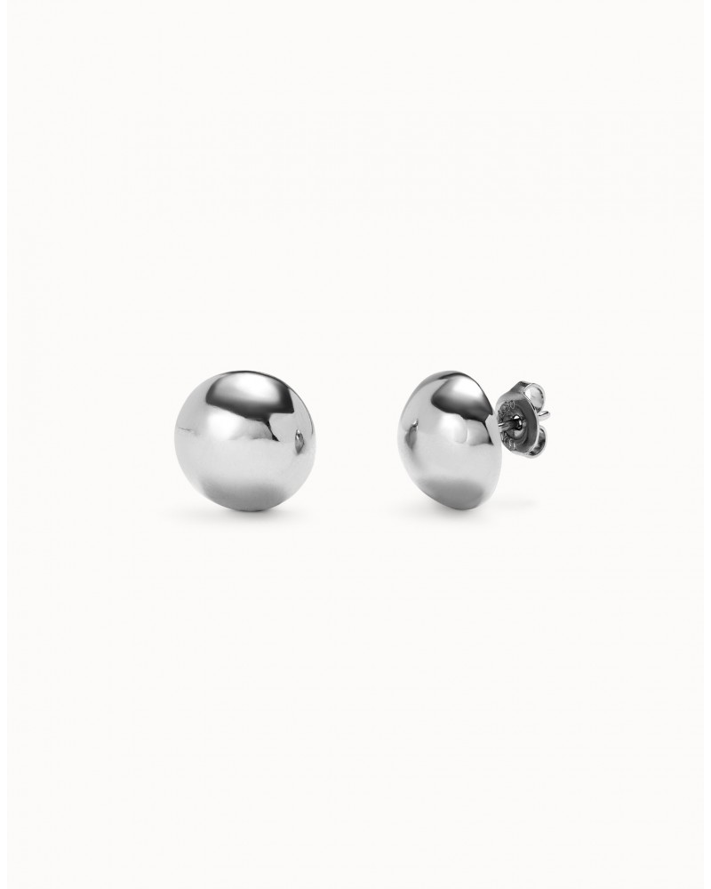 PENDIENTES CHAPA PLATEADA DE UNOde50