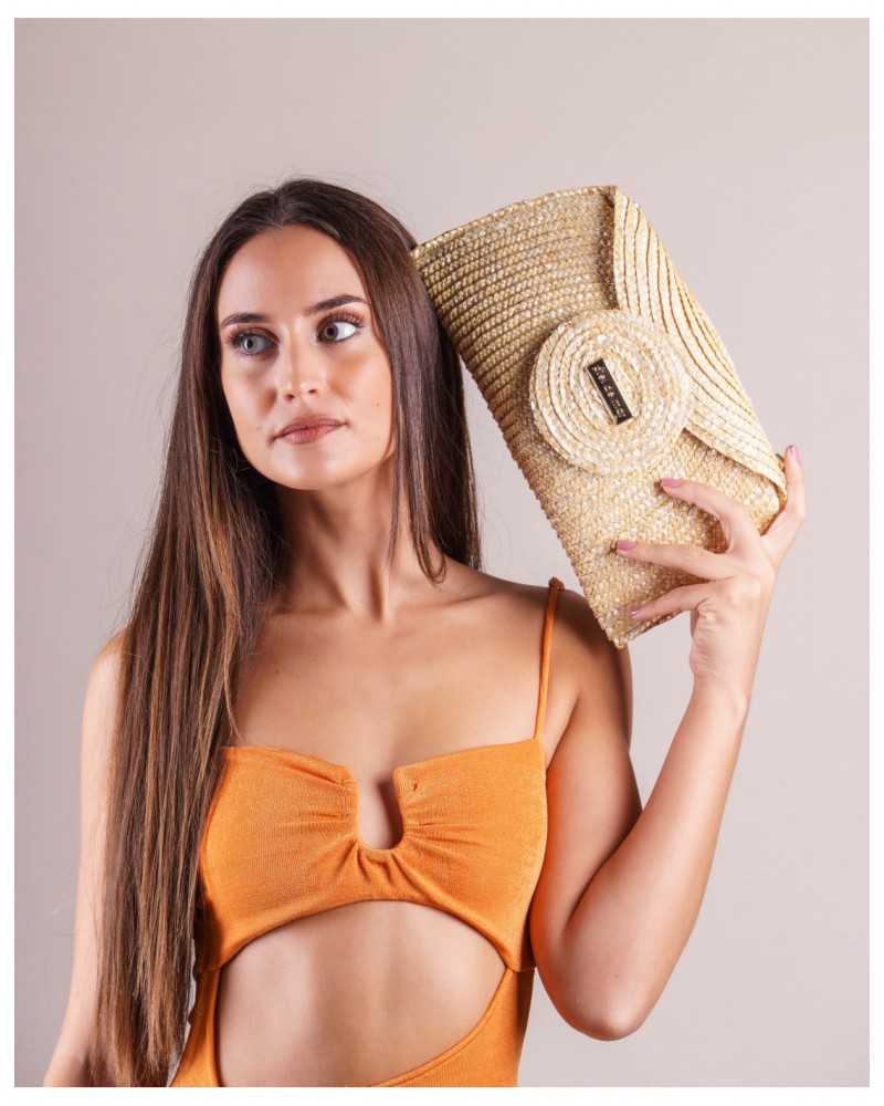 CARTERA DE MANO DE PIEL DE MAR