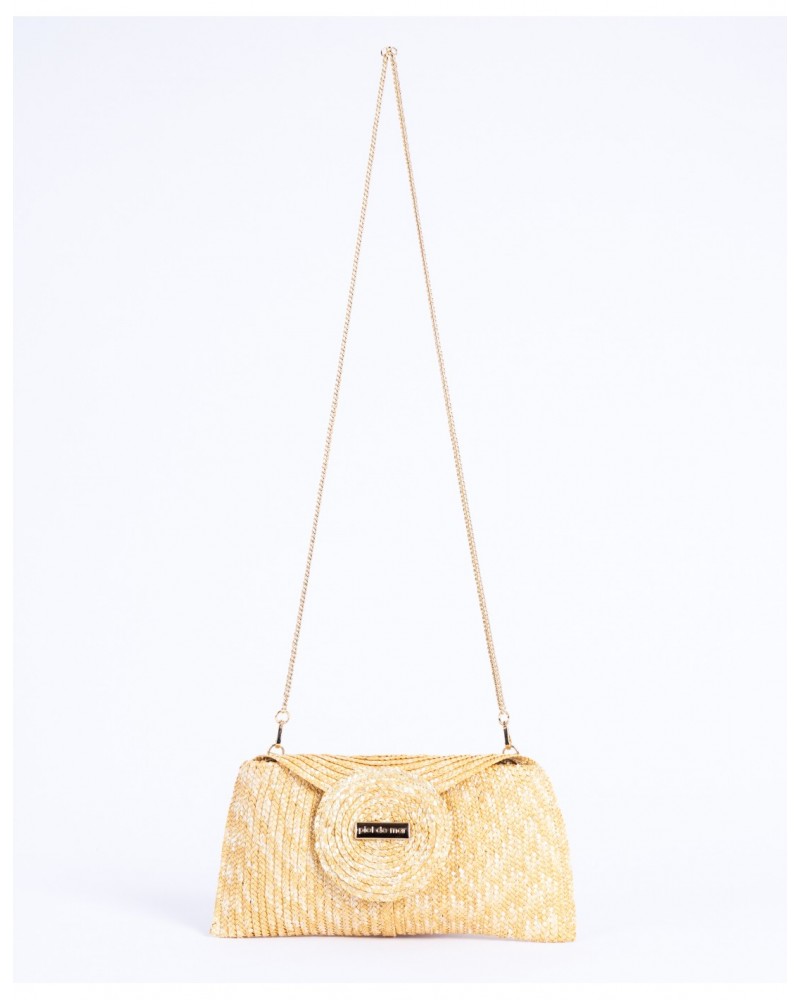 CARTERA DE MANO DE PIEL DE MAR
