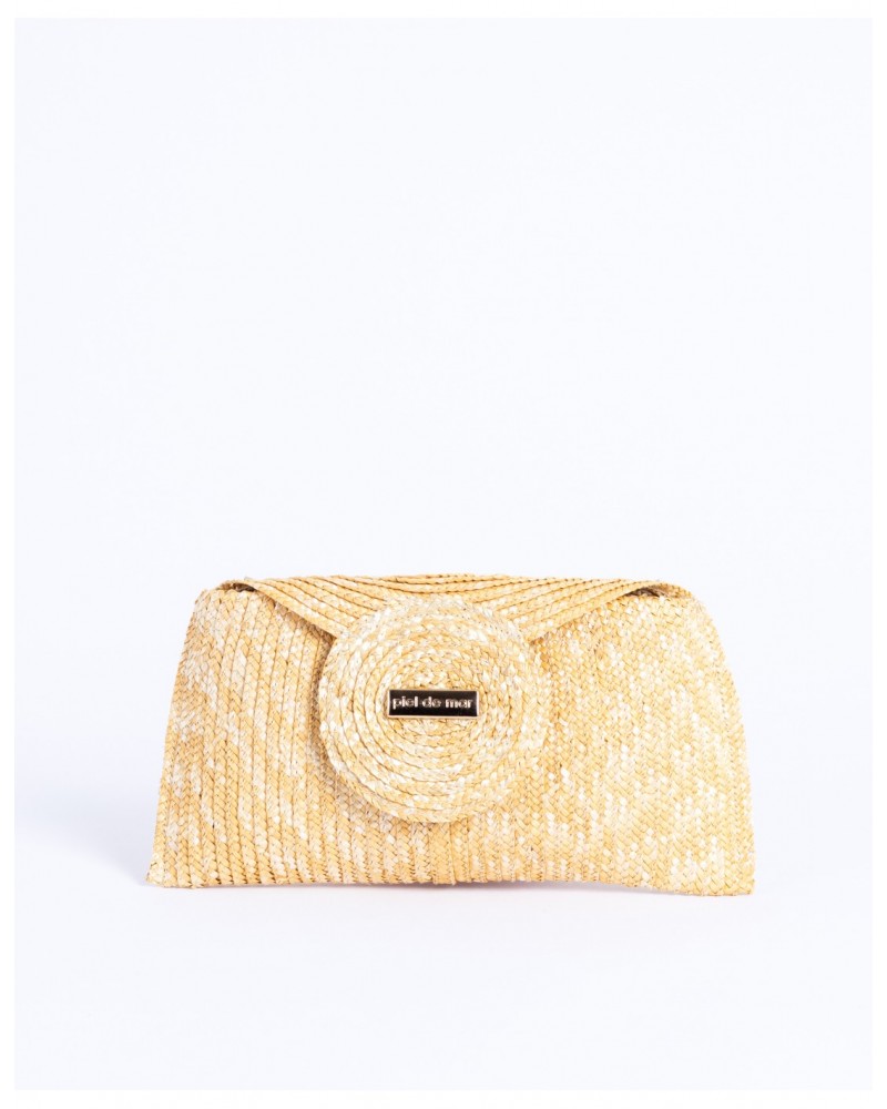 CARTERA DE MANO DE PIEL DE MAR