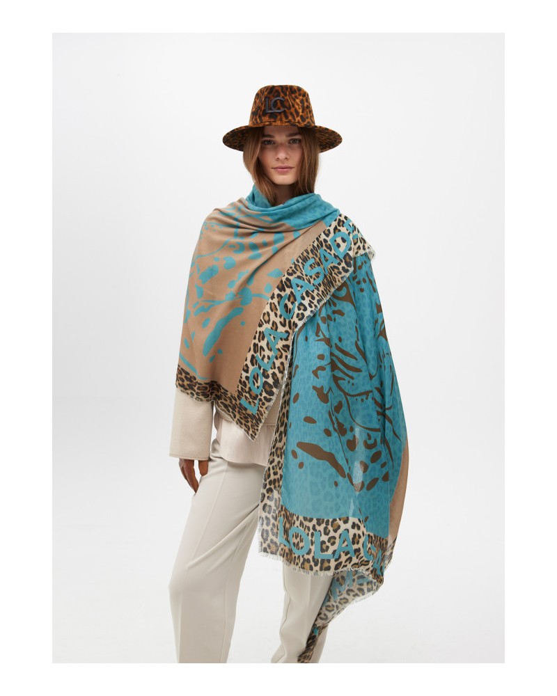 FOULAR ESTAMPADO CARA TIGRE DE LOLA CASADEMUNT