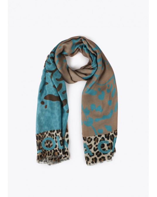 FOULAR ESTAMPADO CARA TIGRE DE LOLA CASADEMUNT
