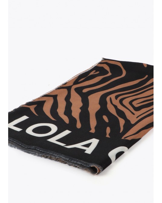 FOULAR ESTAMPADO CEBRA DE LOLA CASADEMUNT