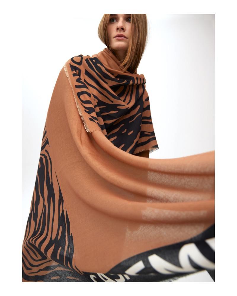 FOULAR ESTAMPADO CEBRA DE LOLA CASADEMUNT