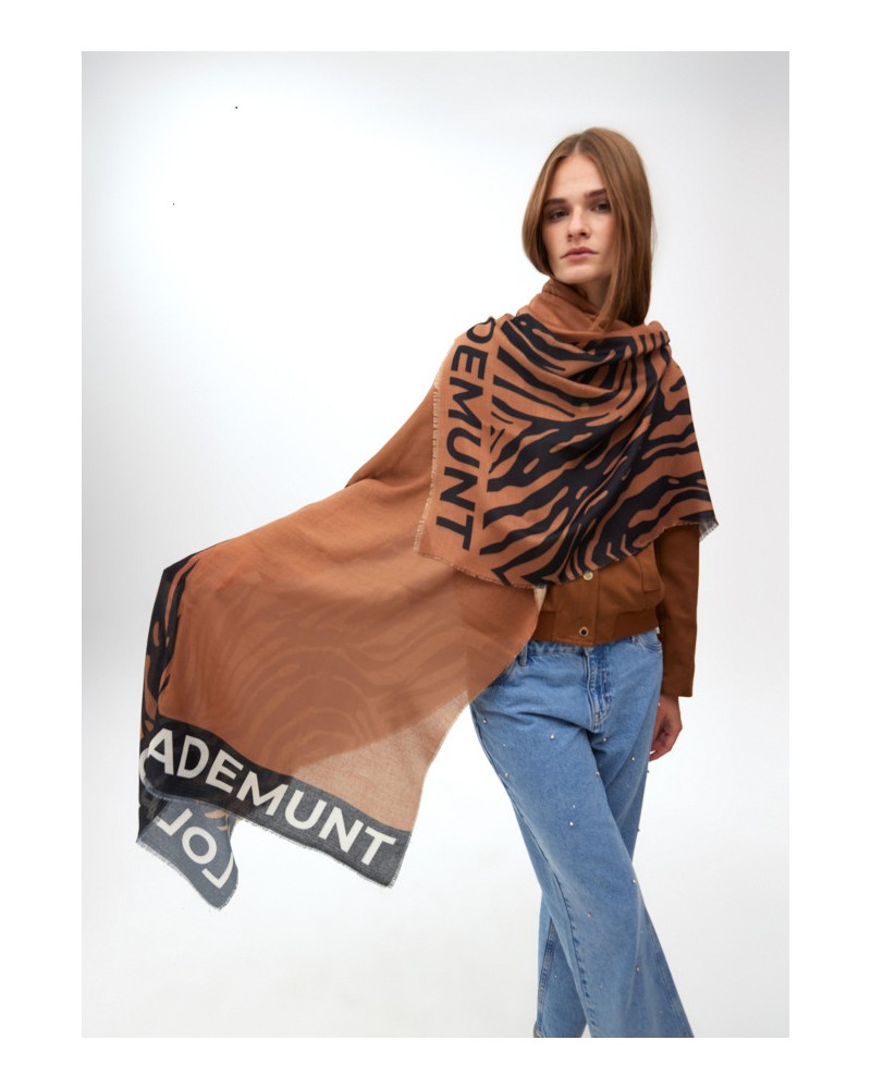 FOULAR ESTAMPADO CEBRA DE LOLA CASADEMUNT