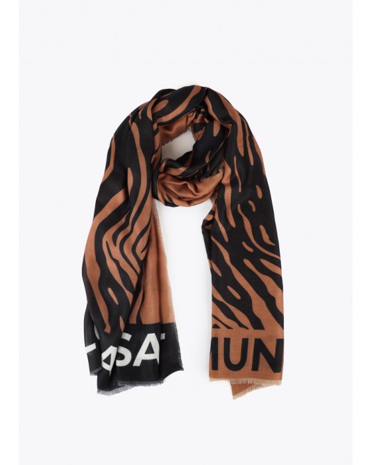 FOULAR ESTAMPADO CEBRA DE LOLA CASADEMUNT