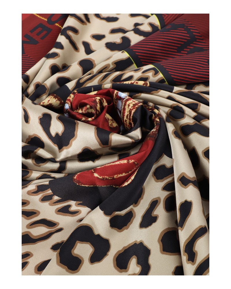 PAÑUELO TARTAN Y ANIMAL PRINT DE LOLA CASADEMUNT