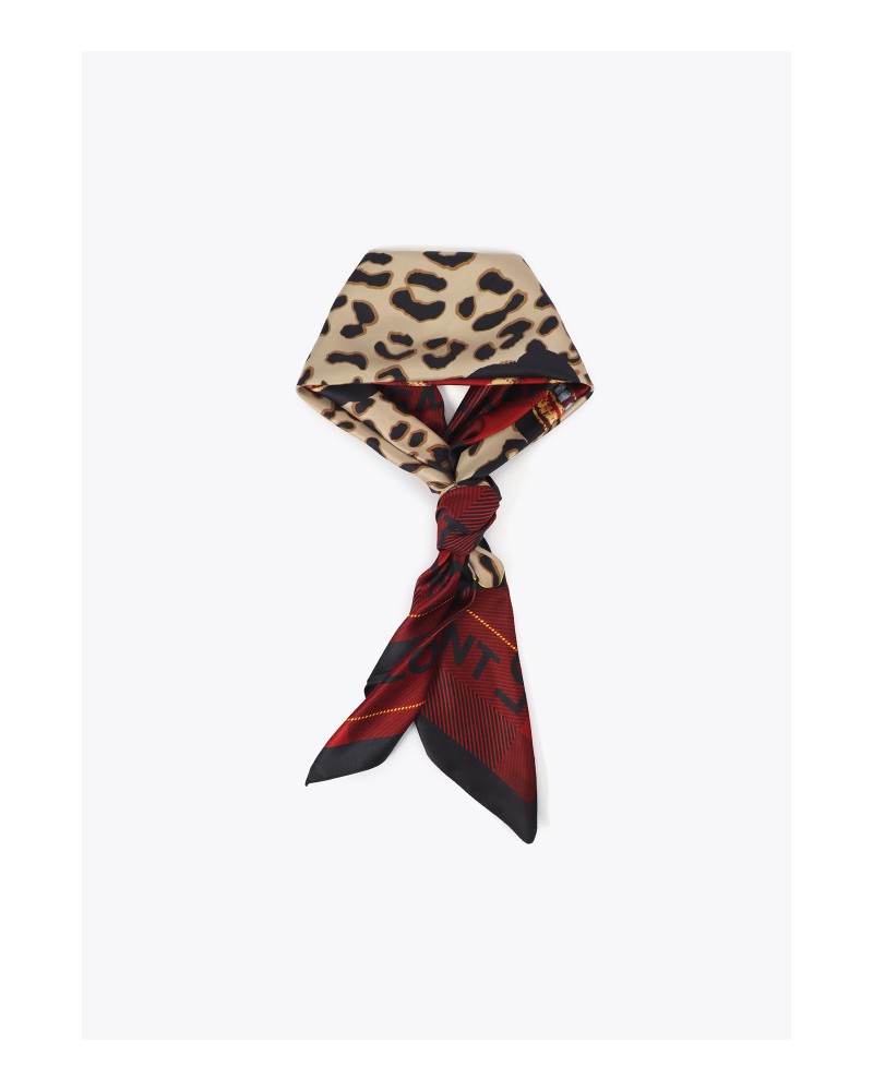 PAÑUELO TARTAN Y ANIMAL PRINT DE LOLA CASADEMUNT