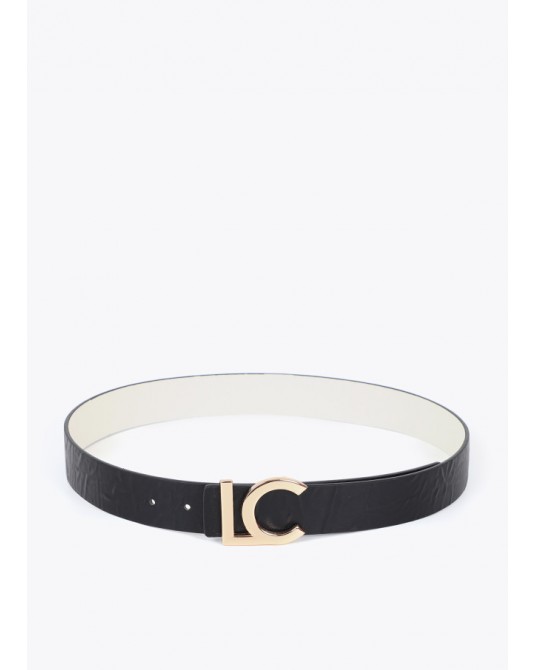 CINTURON REVERSIBLE BLANCO NEGRO DE LOLA CASADEMUNT