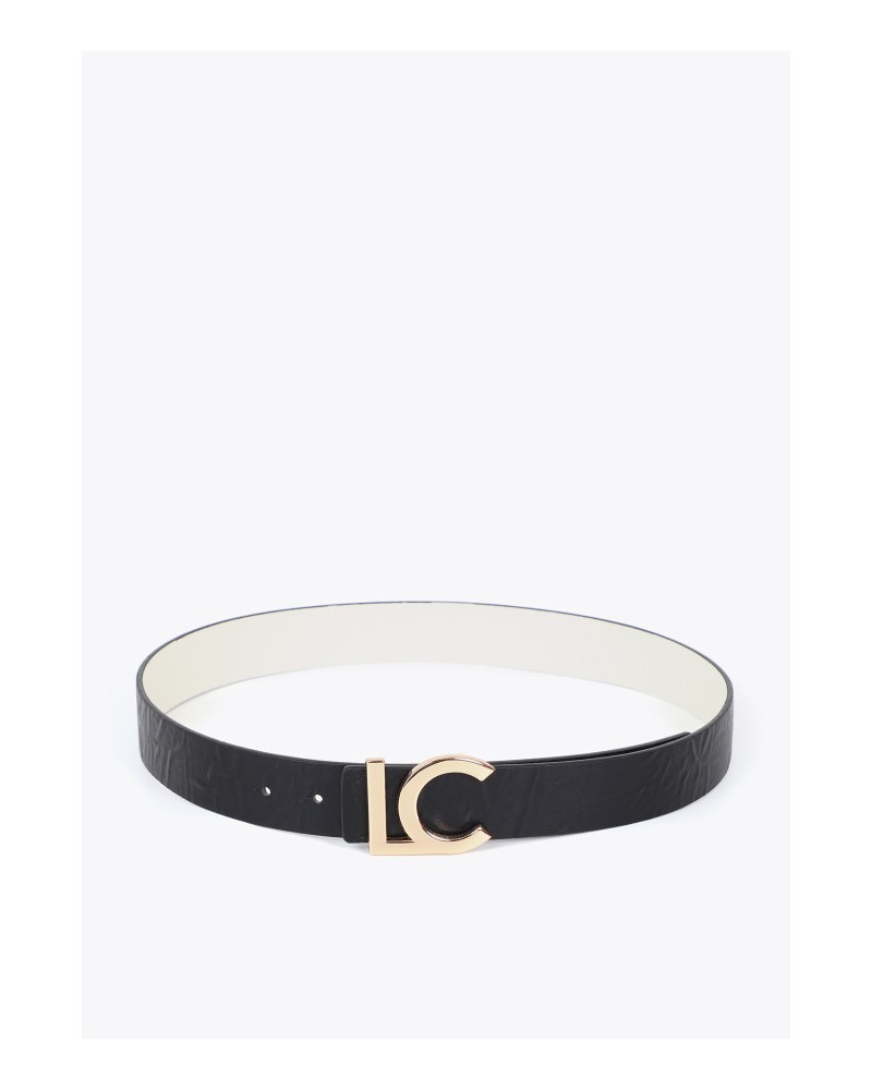 CINTURON REVERSIBLE BLANCO NEGRO DE LOLA CASADEMUNT