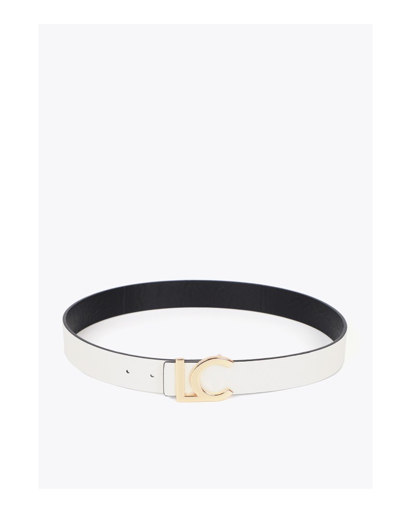 CINTURON REVERSIBLE BLANCO NEGRO DE LOLA CASADEMUNT