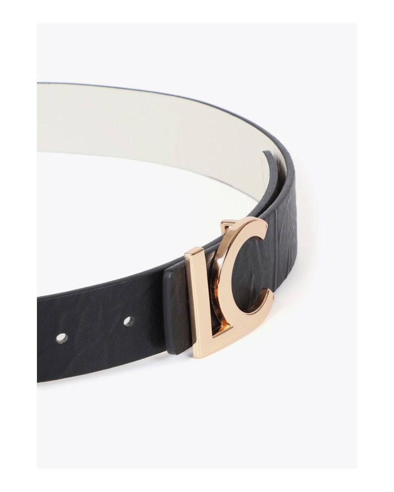 CINTURON REVERSIBLE BLANCO NEGRO DE LOLA CASADEMUNT