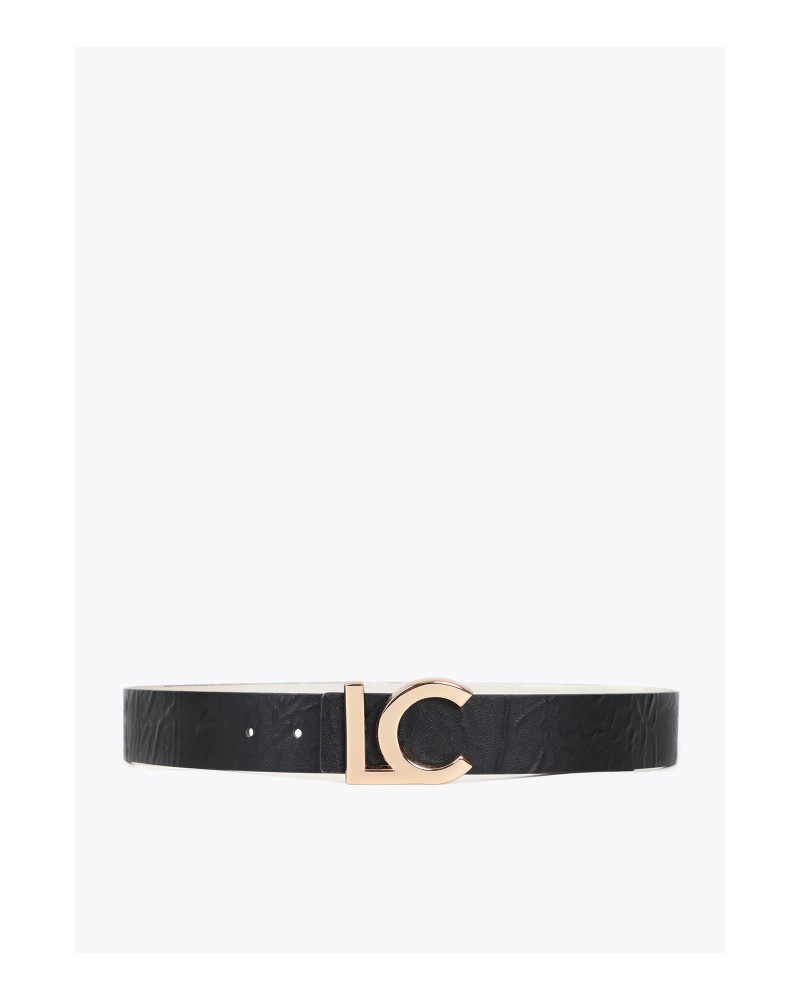 CINTURON REVERSIBLE BLANCO NEGRO DE LOLA CASADEMUNT