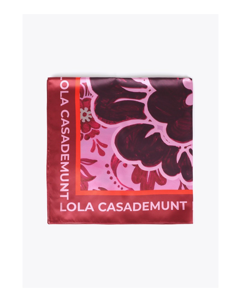 PAÑUELO ESTAMPADO FLOR DE LOLA CASADEMUNT