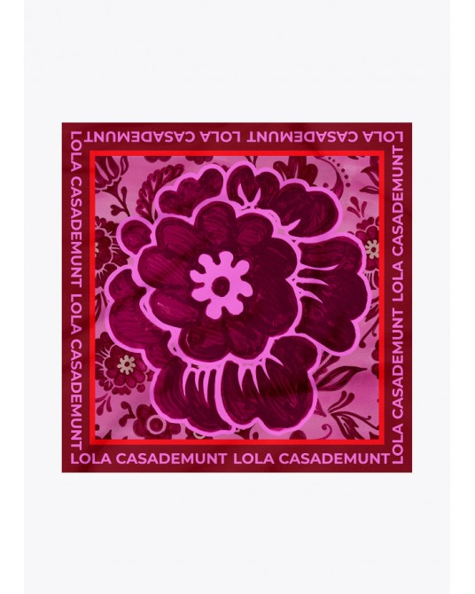 PAÑUELO ESTAMPADO FLOR DE LOLA CASADEMUNT