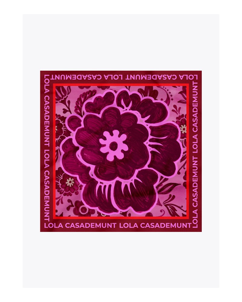 PAÑUELO ESTAMPADO FLOR DE LOLA CASADEMUNT