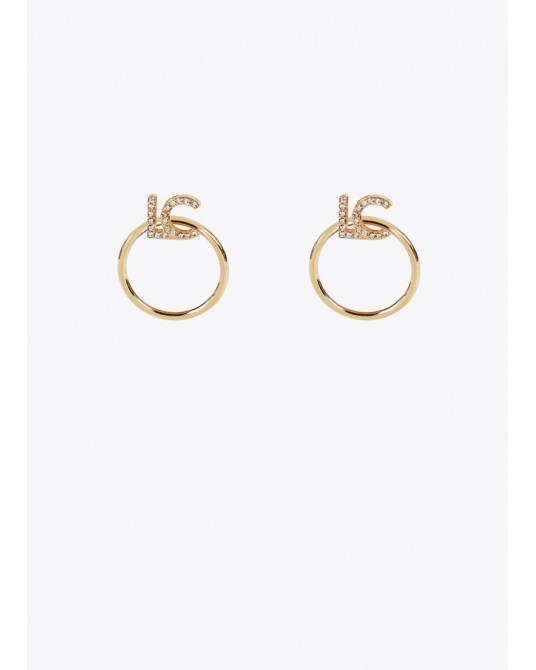 Pendientes aro con logo joya LC de Lola Casademunt