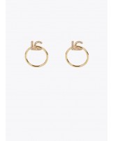 Pendientes aro con logo joya LC de Lola Casademunt