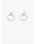 Pendientes aro con logo LC de Lola Casademunt