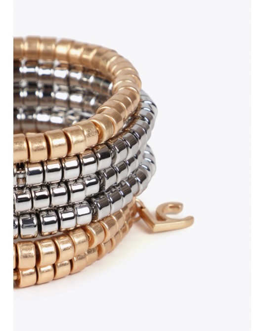 Pulseras elàsticas metal de Lola Casademunt