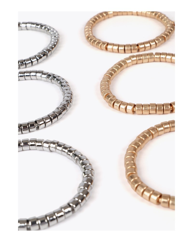 Pulseras elàsticas metal de Lola Casademunt