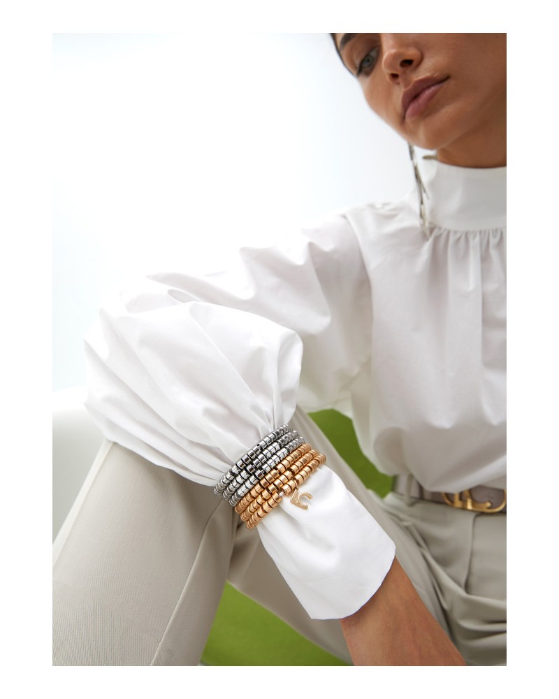 Pulseras elàsticas metal de Lola Casademunt