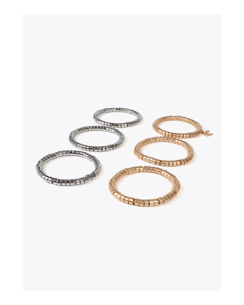 Pulseras elàsticas metal de Lola Casademunt