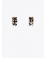 Pendientes aro animal print de Lola Casademunt