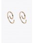 Pendientes espiral dorados de Lola Casademunt