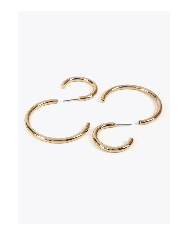 Pendientes espiral dorados de Lola Casademunt