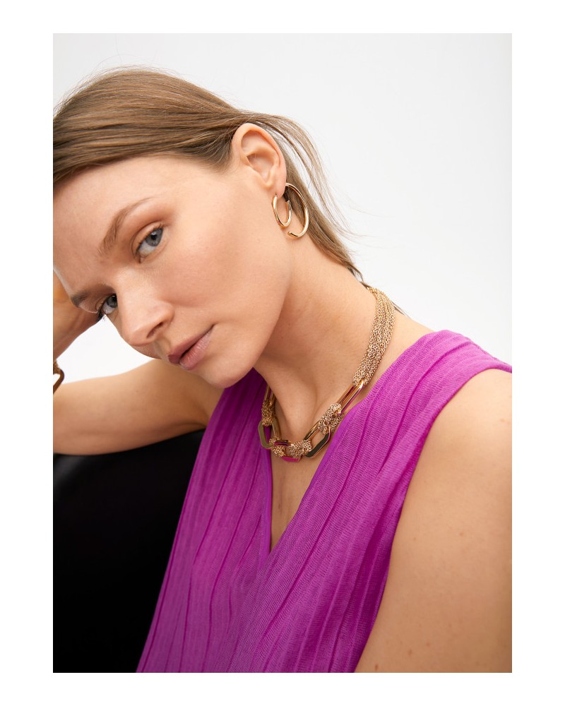 Pendientes espiral dorados de Lola Casademunt
