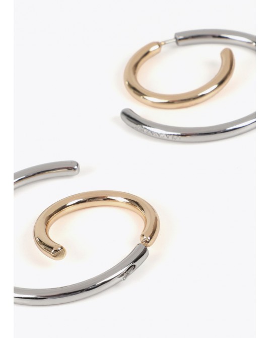 Pendientes espiral bicolor de Lola Casademunt