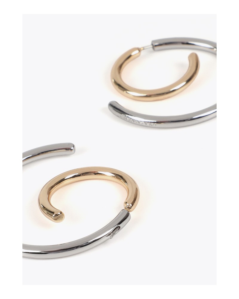 Pendientes espiral bicolor de Lola Casademunt