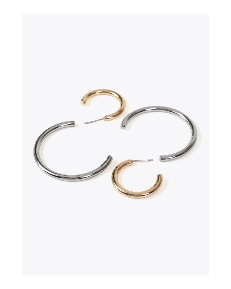Pendientes espiral bicolor de Lola Casademunt