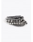 Pulseras elàsticas con perlas y cristales de Lola Casademunt