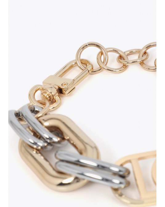 Pulsera eslabones bicolor de Lola Casademunt