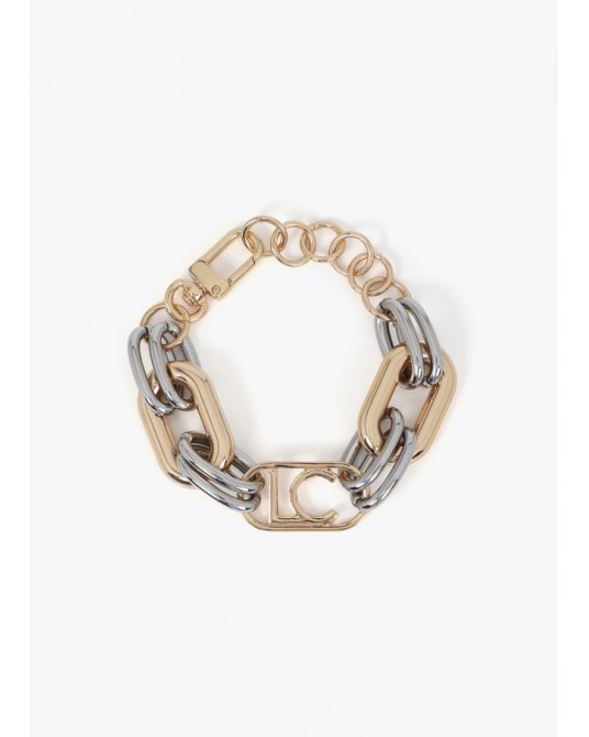 Pulsera eslabones bicolor de Lola Casademunt