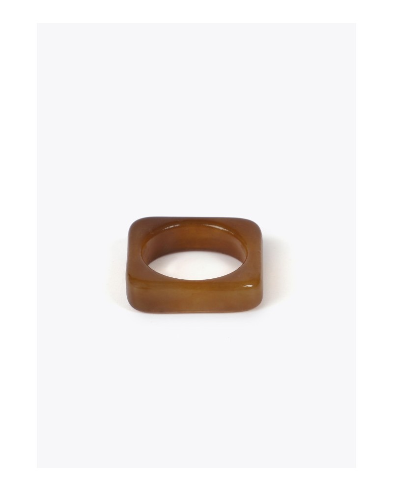 Anillos cuadrados bicolor de Lola Casademunt
